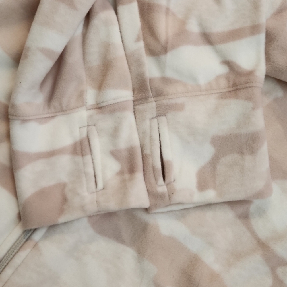 Old Navy Active Fleece Camo Zip-Up Jacket Sweater With Pockets Women's XL Tall - Picture 8 of 15